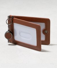 MURA/ムラ MURA MURA サフィアーノレザー 薄型 伸縮リール付 IDカードケース/508254187