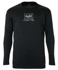 Rawlings/ローリングス Rawlings 長袖ロゴプリントTシャツ ー ブラック/508255113