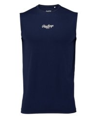 Rawlings/ローリングス Rawlings 超伸 ハイパーストレッチアンダーシャツ(ノースリーブ) ー ネイビー/508255126