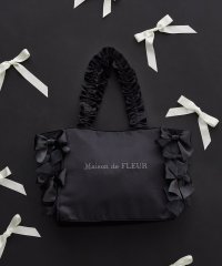 Maison de FLEUR/メゾン ド フルール Maison de FLEUR リボンギャザーハンドルトートバッグ/508255252