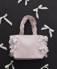 Maison de FLEUR/メゾン ド フルール Maison de FLEUR リボンギャザーハンドルトートバッグ/508255252