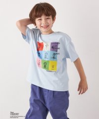 SHIPS any WOMEN/SHIPS any: SNOOPY コラボ ブロック グラフィック カラー プリント Tシャツ◇/508255970