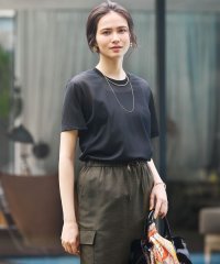 NIJYUSANKU（LARGE SIZE）/【SLOW/一部店舗限定】シースルートリコット シアー Tシャツ/508256006