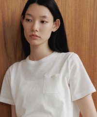 サロン　アダム　エ　ロペ/クロップドハーフスリーブリネンニット［ドライタッチ・洗える］/508256051