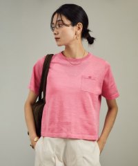 サロン　アダム　エ　ロペ/クロップドハーフスリーブリネンニット［ドライタッチ・洗える］/508256051