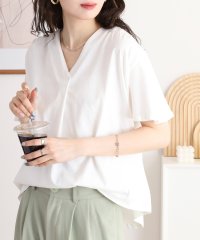 JUNGLE JALOPY/ジャングルジャロピー JUNGLE JALOPY ブラウス風タックスキッパー半袖Tシャツ/508256180