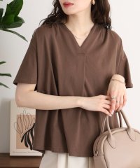 JUNGLE JALOPY/ジャングルジャロピー JUNGLE JALOPY ブラウス風タックスキッパー半袖Tシャツ/508256180