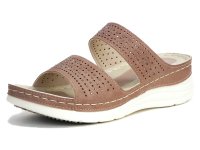 PARTAM/パータム PARTAM ミュールサンダル ビジュー パンチング 2本ベルト フラット 軽い 3e/508256220