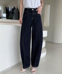LOWO/ロワ LOWO カーブシルエットデニムパンツ/508256228