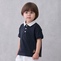 petit main/プティマイン petit main 【接触冷感】ポロ衿配色半袖Tシャツ/508256335