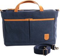 HALEINE/アレンヌ HALEINE [HALEINE SPORTS] 帆布&ヌメ革 ゴルフカートバッグ 日本製/508256360
