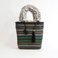 WOVEN/ウーヴン WOVEN メルカドバッグ × フリルハンドルカバー nbk－m－blcr－frill－blcr－frill－iv/508256375