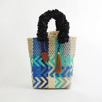 WOVEN/ウーヴン WOVEN メルカドバッグ × フリルハンドルカバー nbk－m－blcr－frill－blcr－frill－iv/508256375