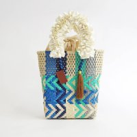 WOVEN/ウーヴン WOVEN メルカドバッグ × フリルハンドルカバー nbk－m－blcr－frill－blcr－frill－iv/508256375