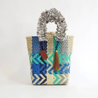 WOVEN/ウーヴン WOVEN メルカドバッグ × フリルハンドルカバー nbk－m－blcr－frill－blcr－frill－iv/508256375