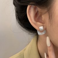 Forcement/フォースメント Forcement オフィスにもおすすめスクエアメタルピアス/508256387