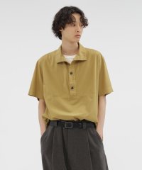 MHL./GARMENT DYE COTTON POPLIN SHIRT/508177158