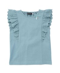 BeBe/肩フリルレース天竺ノースリーブTシャツ(90~150cm)/508182684