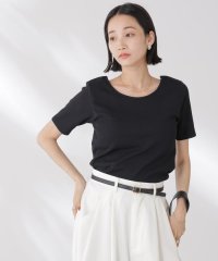 NANO universe/抗菌防臭・接触冷感機能 カップ付きクルーネックトップス/508182812