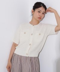N Natural Beauty Basic/ゴールドボタンニットカーディガン/508224140