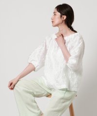 UNITED ARROWS/フラワージャガード ブラウス/508244383