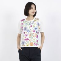 MADAM JOCONDE/マダム ジョコンダ MADAM JOCONDE 花柄パネルプリント ニットプルオーバー/508256441