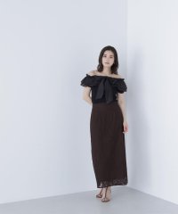 NATURAL BEAUTY BASIC/メッシュレース SETUP ナロースカート/508256961