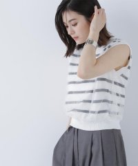NATURAL BEAUTY BASIC/チュールレイヤードニット/508256965