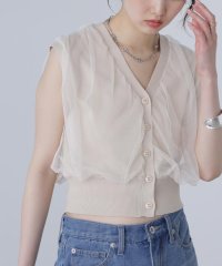 FREE'S MART/前後2wayチュールレイヤードノースリーブニット/508256981