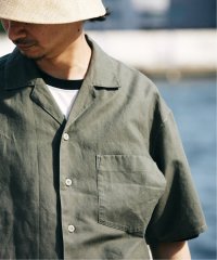 JOURNAL STANDARD relume Men's/《予約》ヨーロピアンフラックス ガーメントダイ オープンカラーシャツ/508257055