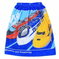 cinemacollection/シネマコレクション cinemacollection プラレール ラップタオル マキタオルM寸 60cm丈巻き巻きタオル レリーフ 鉄道 林タオル 海プール 着/508256648