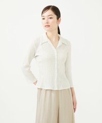 Sybilla/シャーリングオープンカラーカットソー/508257146