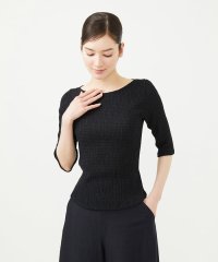 Sybilla/シャーリングボートネックカットソー/508257147