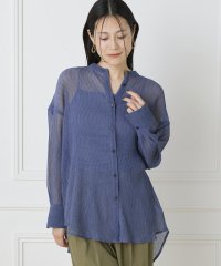 I.T.'S. international/イッツインターナショナル I.T.'S. international シアー楊柳オーバーサイズシャツ/508257305