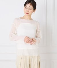 I.T.'S. international/イッツインターナショナル I.T.'S. international シアー楊柳ボートネックプルオーバー/508257306