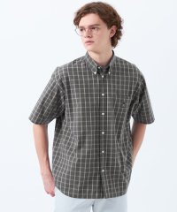 MACKINTOSH PHILOSOPHY/バッキンガムベア オーバーサイズボタンダウンシャツ モノトーンチェック/507969753
