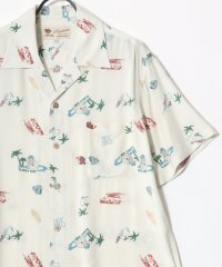 ラザル Lazar レーヨンオープンカラー アロハシャツ 総柄シャツ レディース メンズ 解禁シャツ