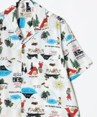 LAZAR/ラザル Lazar レーヨンオープンカラー アロハシャツ 総柄シャツ レディース メンズ 解禁シャツ/508165451