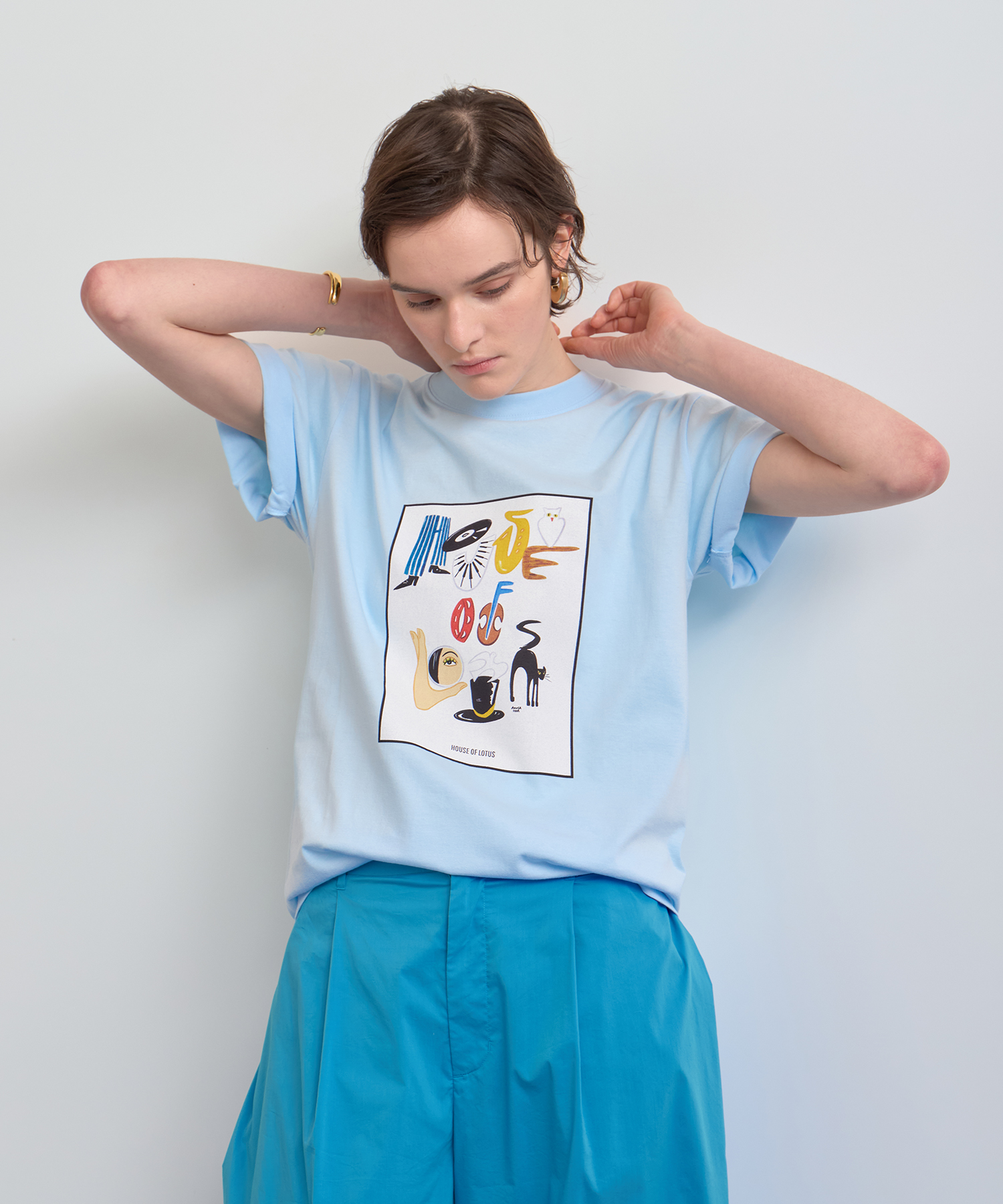 【ハウス オブ ロータス】AZUSA IIDA コラボレーションTシャツ (HOUSE OF LOTUS) AZUSA IIDA コラボレーションTシャツ (HOUSE OF LOTUS) ｜ハウス