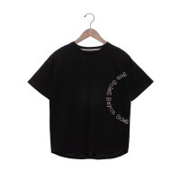 BRODIAEA/ブローディア BRODIAEA 歯ブラシ加工サークルロゴ半袖Tシャツ/508237266