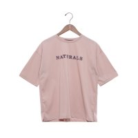 BRODIAEA/ブローディア BRODIAEA 歯ブラシ加工カラフルロゴ半袖Tシャツ/508240246