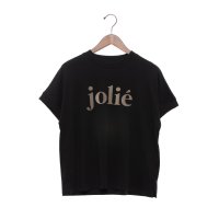 EGLANTINE/エグランティーヌ EGLANTINE jolieロゴプリント半袖Tシャツ【日本製】/508240249