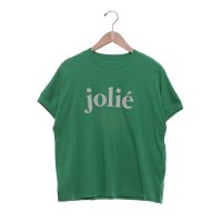 EGLANTINE/エグランティーヌ EGLANTINE jolieロゴプリント半袖Tシャツ【日本製】/508240249