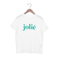EGLANTINE/エグランティーヌ EGLANTINE jolieロゴプリント半袖Tシャツ【日本製】/508240249