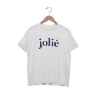 EGLANTINE/エグランティーヌ EGLANTINE jolieロゴプリント半袖Tシャツ【日本製】/508240249