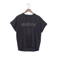 EGLANTINE/エグランティーヌ EGLANTINE 刺繍×プリントロゴ半袖Tシャツ【日本製】/508240250