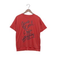 EGLANTINE/エグランティーヌ EGLANTINE でかロゴプリント半袖Tシャツ【日本製】/508240251