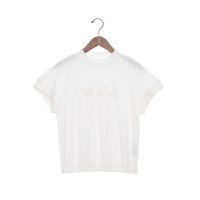 EGLANTINE/エグランティーヌ EGLANTINE MICAスパンコールロゴ半袖Tシャツ【日本製】/508245150