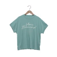 EGLANTINE/エグランティーヌ EGLANTINE ロゴ半袖Tシャツ【日本製】/508245152