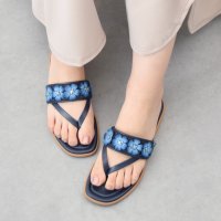 ITALIAN SHOEMAKERS/イタリアンシューメーカーズ ITALIAN SHOEMAKERS フラワーベルトフラットトングサンダル/508256256